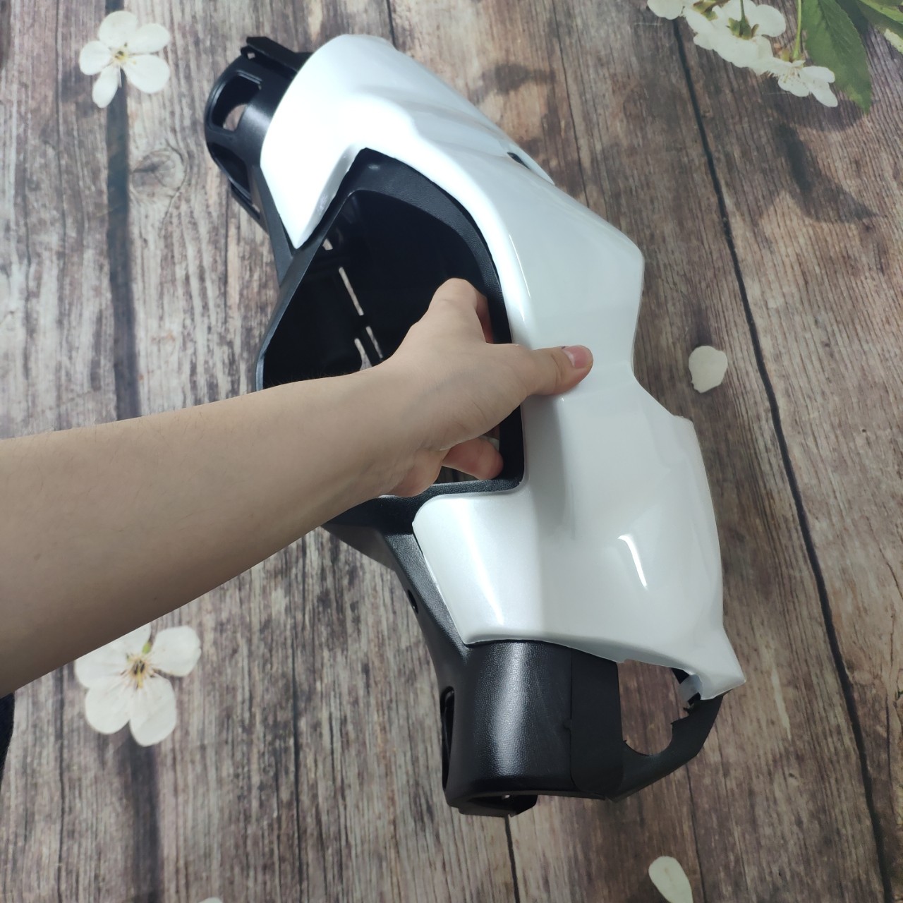 Bộ 3 món Ốp đầu đàn cho xe Wave S110 đời 2008 đến 2010 (bộ ốp đầu và gáy)