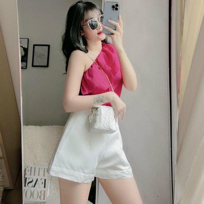 SET LỆCH VAI BÈO HỒNG