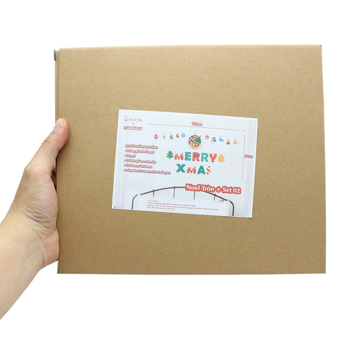 Dây Hình Gỗ Treo Tường Trang Trí Giáng Sinh - Bách Mộc - Home Sweet Home