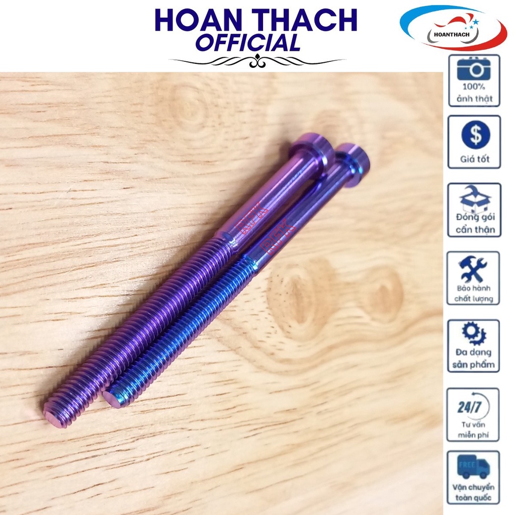 Ốc Trụ 6L80 Tím Dùng cho nhiều dòng xe  SP017544(giá 1 con)