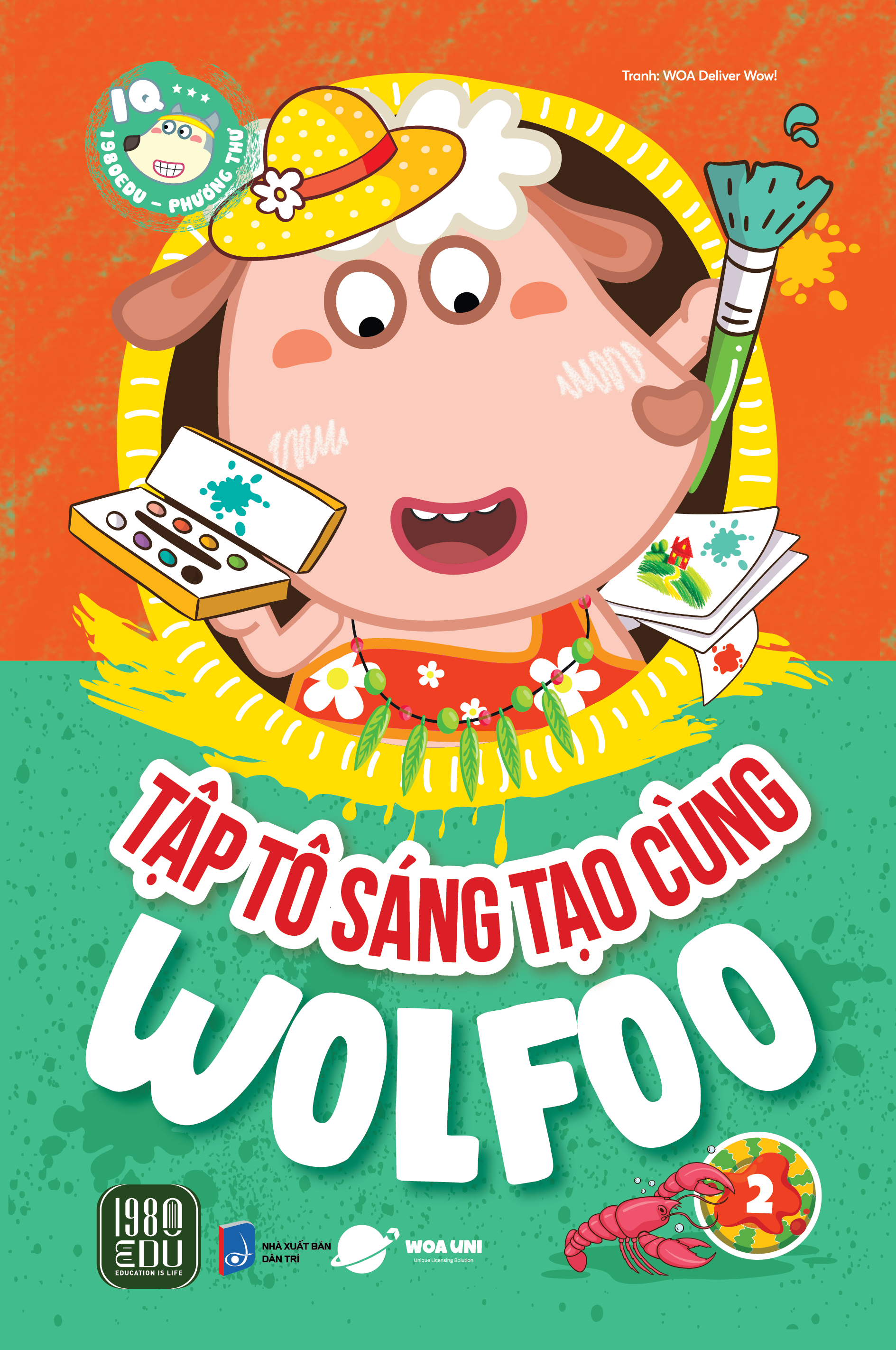Combo Tập Tô Sáng Tạo Cùng Wolfoo