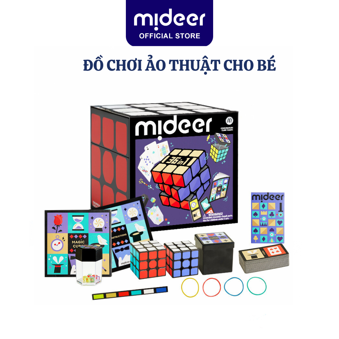 Đồ chơi ảo thuật Mideer Conundrum Cube Magic,đồ chơi trí tuệ cho bé 6,7,8,9,10 tuổi