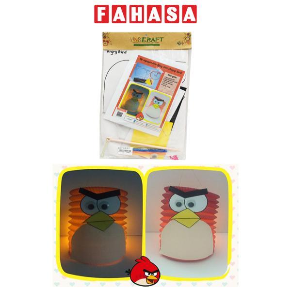 Bộ Nguyên Liệu Làm Lồng Đèn Xếp Trụ Vinacraft - Angry Bird