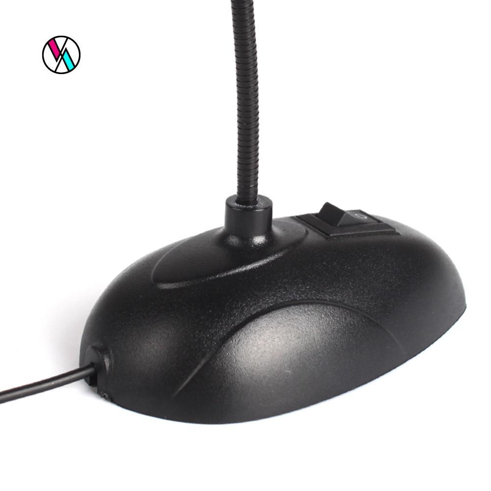 Micro để bàn có dây và đế dành cho điện thoại máy tính