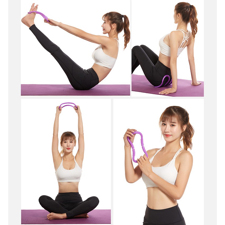 Vòng tập Yoga Pilates Myring chất liệu nhựa ABS cao cấp hỗ trợ tập Yoga và Masage đa năng