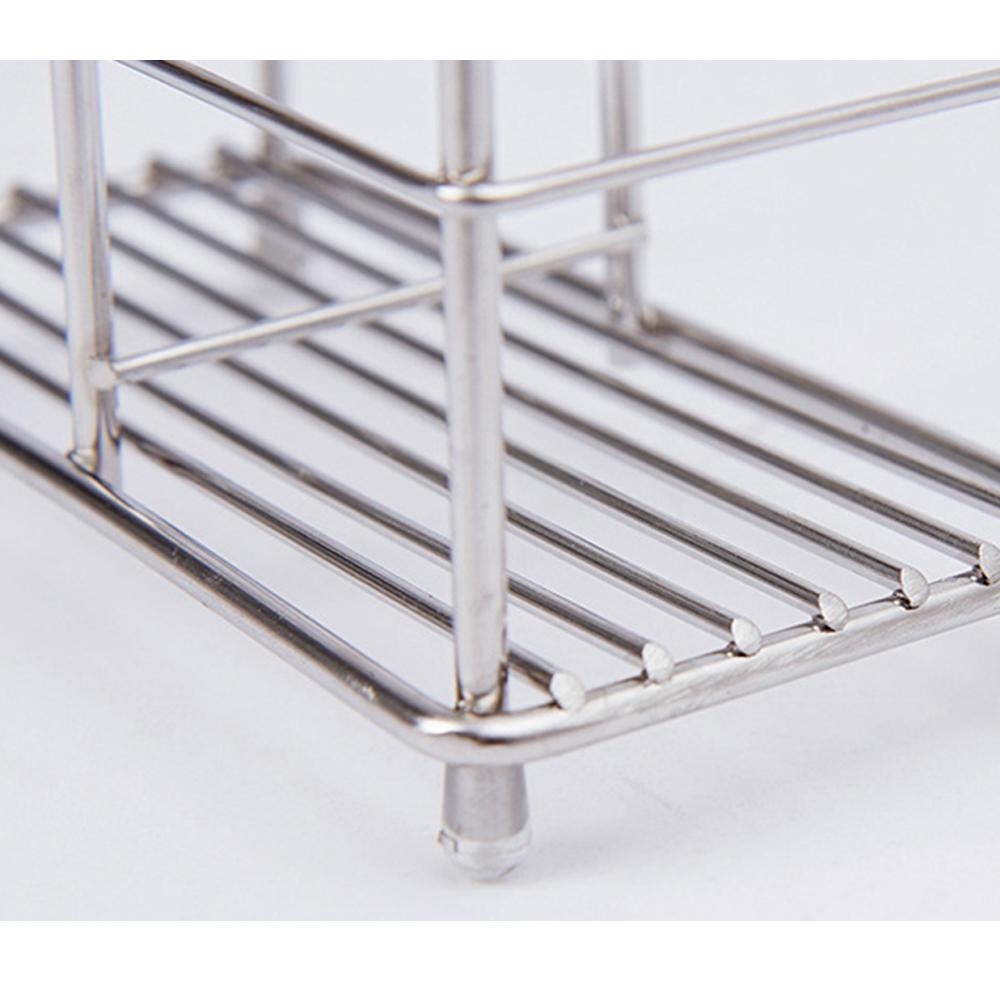 Giá đỡ bàn chải đánh răng bằng thép không gỉ đa chức năng