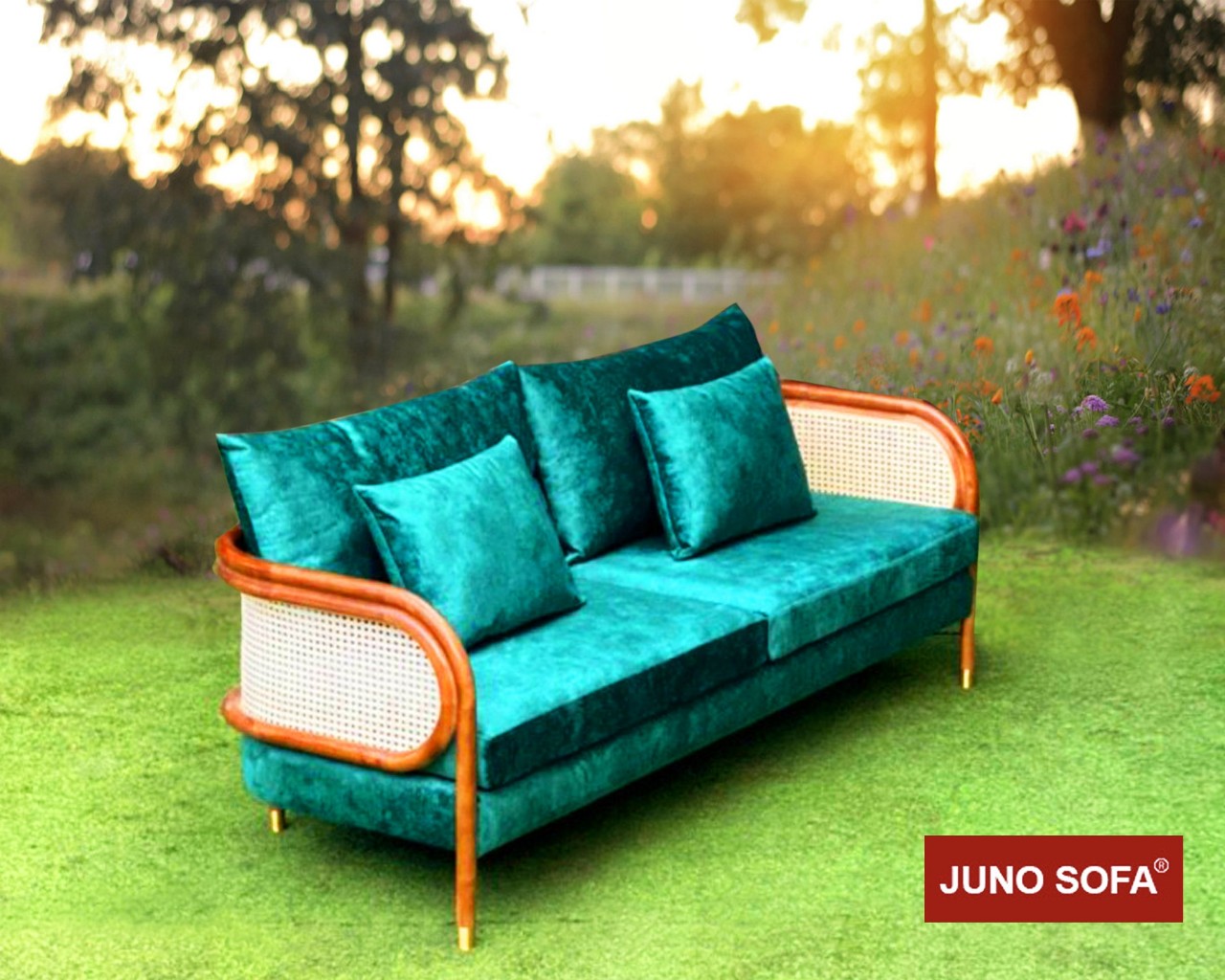 Sofa khung mây Juno Sofa 1m8