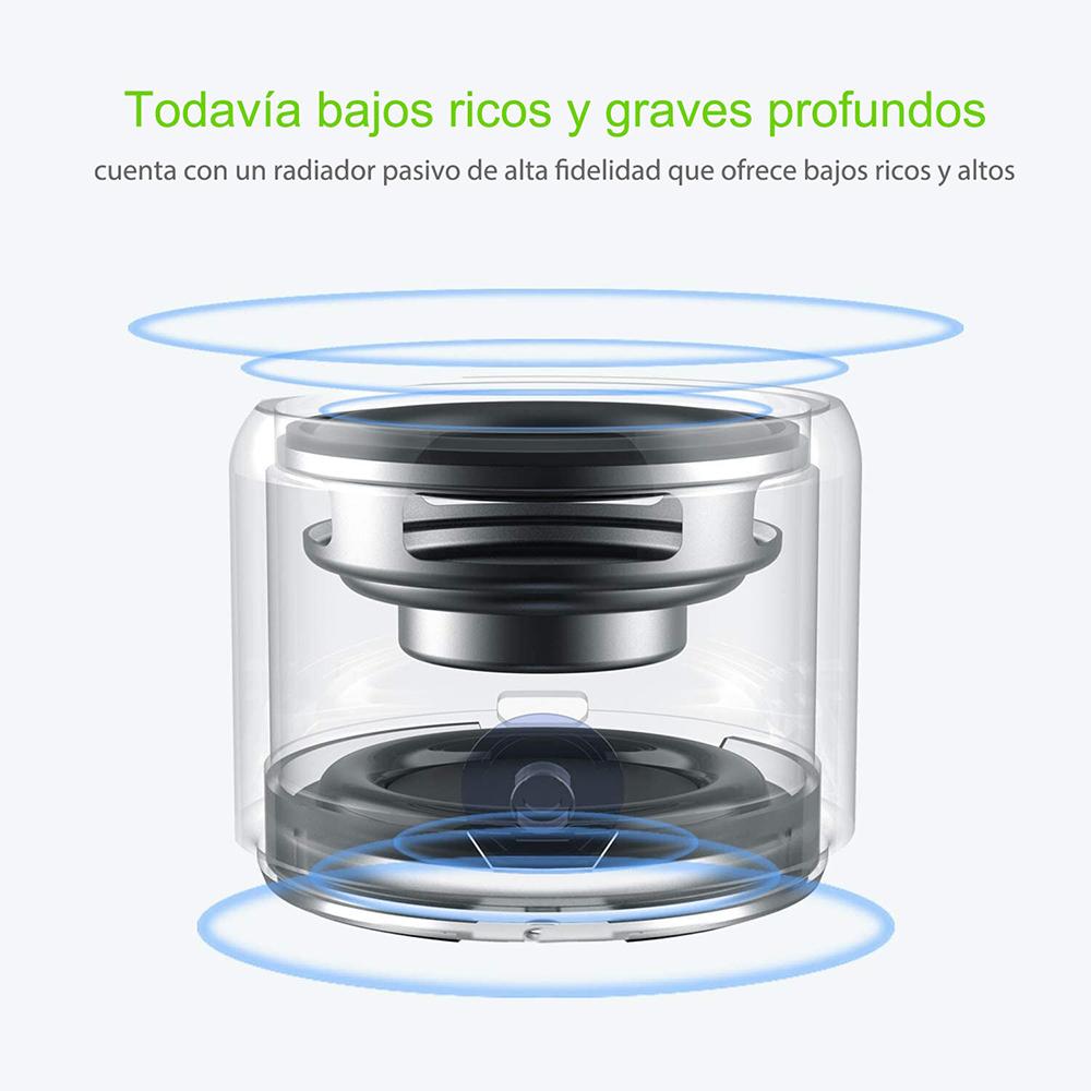 Loa bluetooth mini mới với bộ tản nhiệt bass tùy chỉnh, IPX7 không thấm nước, loa siêu di động, hộp đóng gói Case Case: Gói-3
