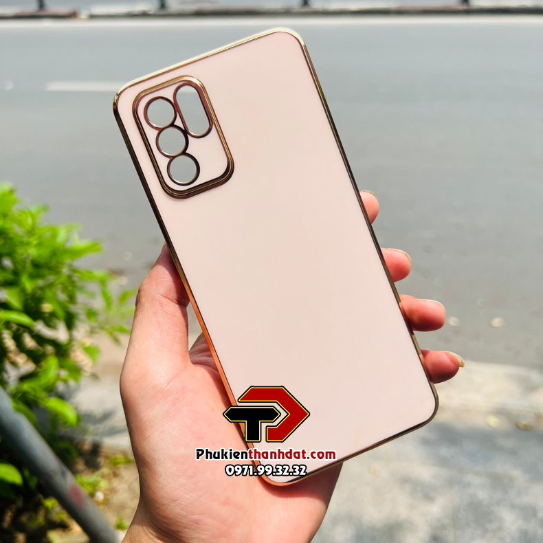 Ốp lưng cho OPPO Reno6 Z 5G silicone dẻo màu viền xi