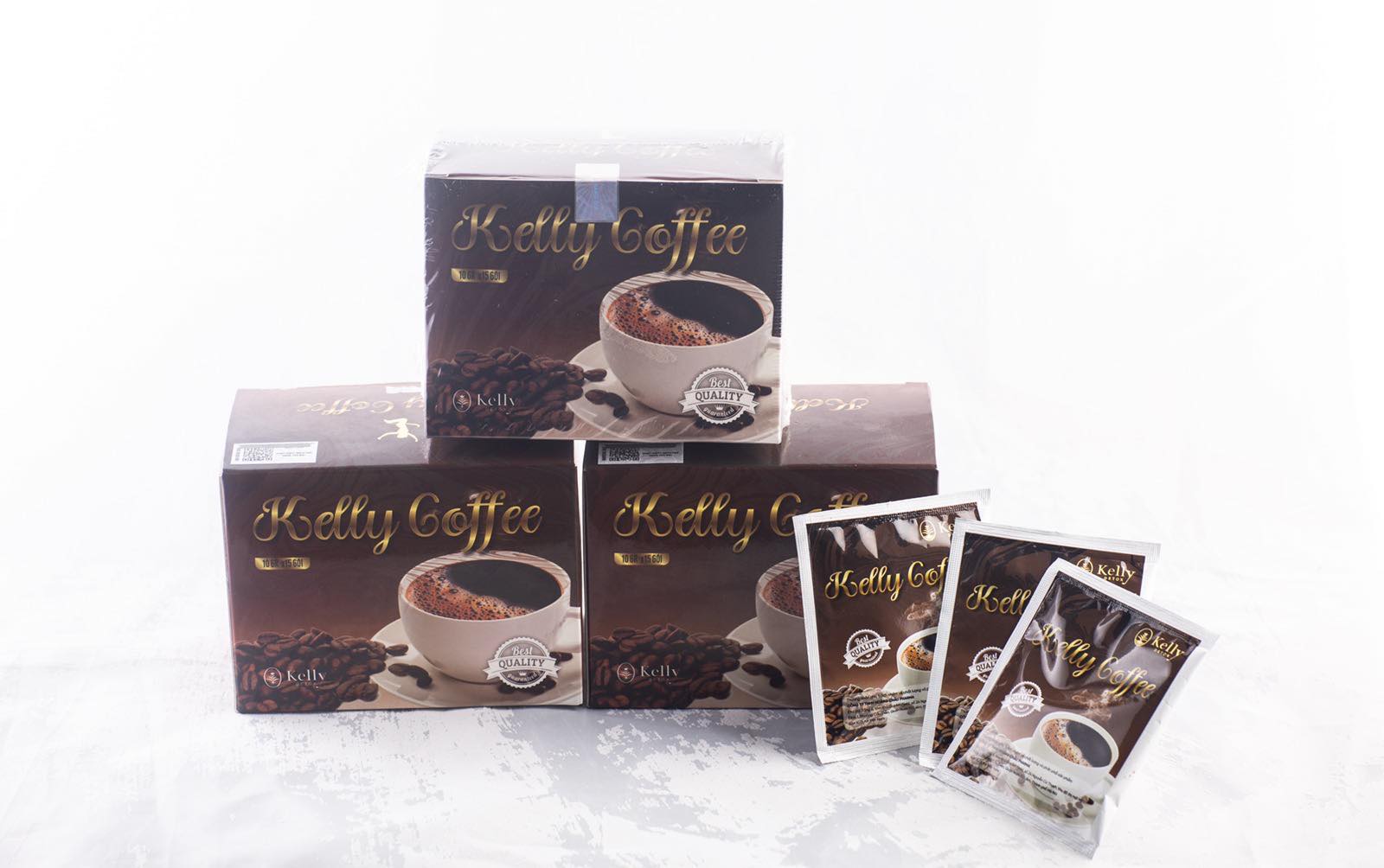 Kelly Detox Coffee (15 gói) - Cà Phê Hòa Tan Thơm Ngon Hỗ Trợ Giảm Cân Nhanh Mẫu Mới 2023 , Lấy Lại Vóc Dáng Thon Thả 