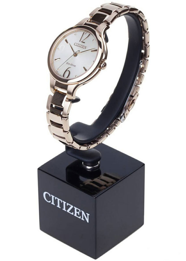 Đồng Hồ Nữ Citizen Dây Thép Không Gỉ EP5992-54P - Mặt Vàng (Sapphire)