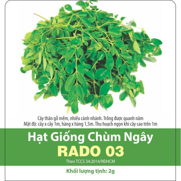 Hạt Giống Chùm Ngây Rạng Đông Gói 2 Gram