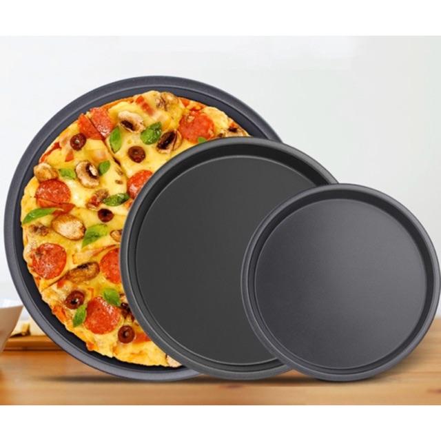 Khay nướng bánh pizza chống dính đường kính 18/20/24cm