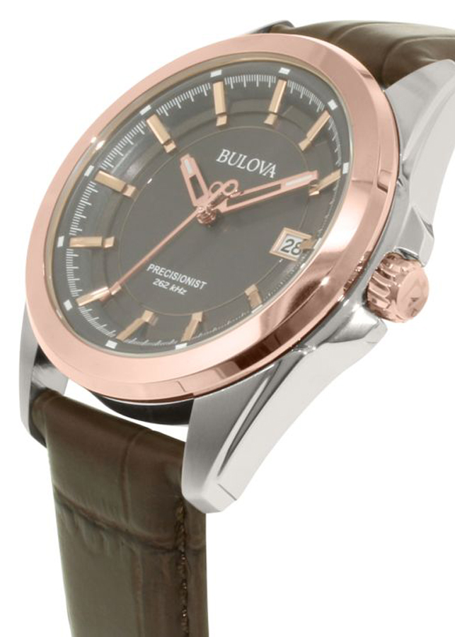 Đồng Hồ Nam Dây Da BULOVA 98B267 (43mm) - Nâu