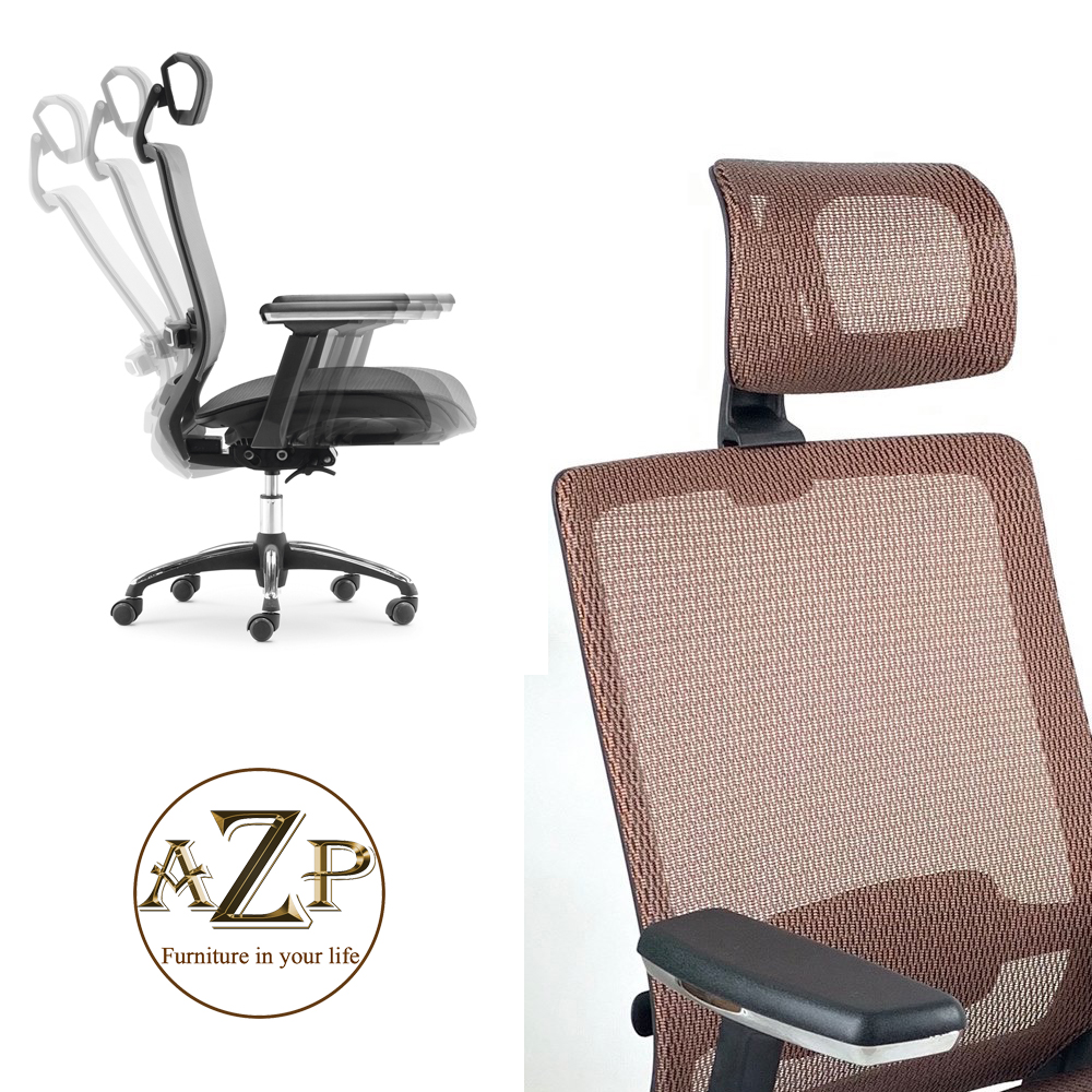 Ghế Giám Đốc, Ghế Văn Phòng AZP FURNITURE Ergonomic AZP-9106 Phân Khúc Cao Cấp - Dòng Lưới Thương Gia Hàn Quốc