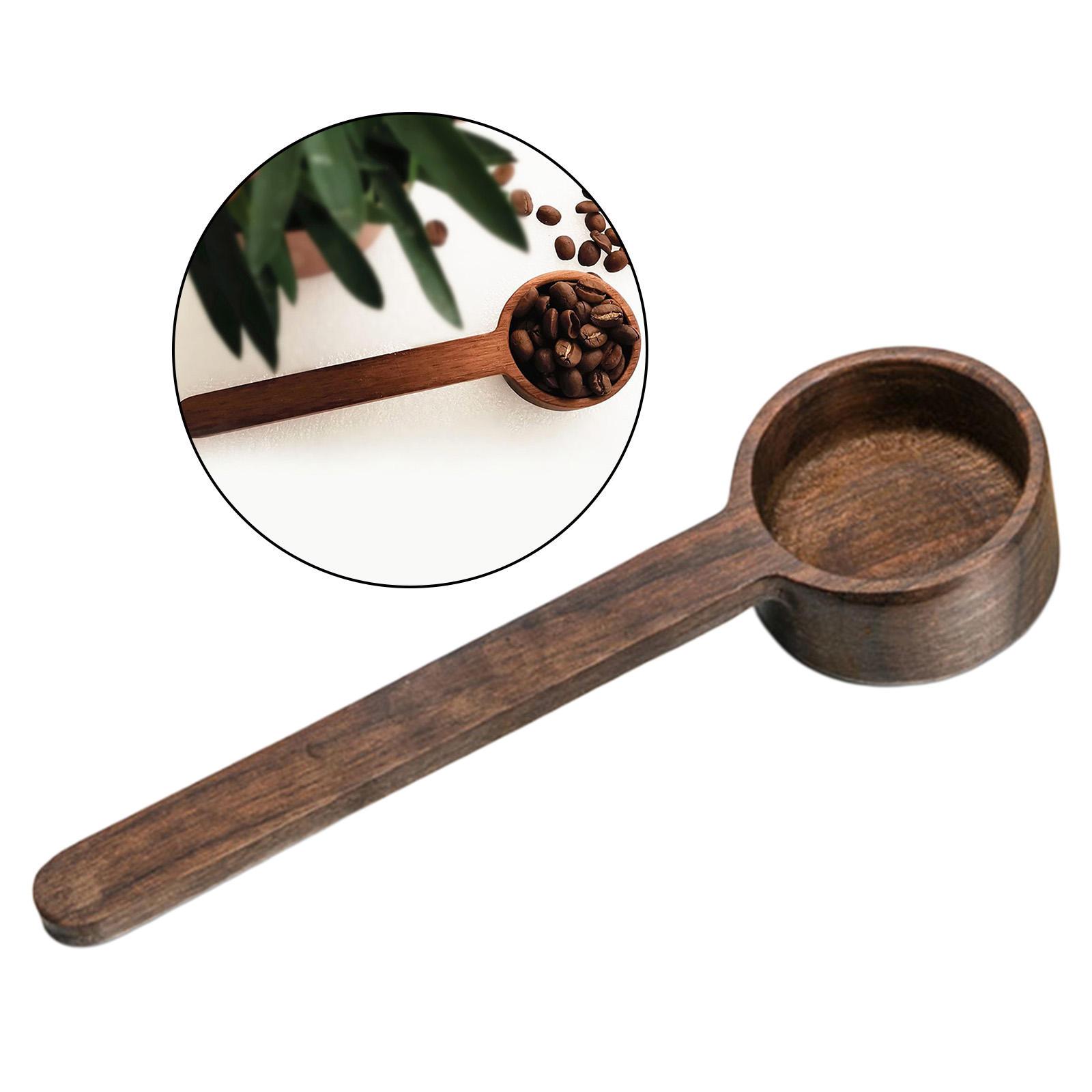 Wooden Measuring Spoons Wood Coffee Scoop Tablespoon Mixing Measure Scoop