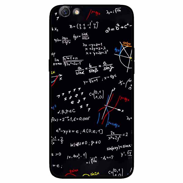 Ốp lưng in cho Oppo A71 Mẫu Toán Học 2