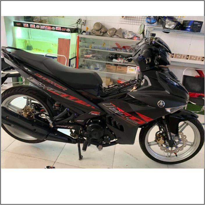 Tem Exciter 150 đỏ đen nhám mẫu mới 2020 -1