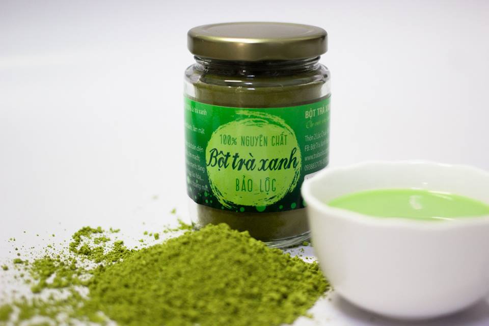 Combo Tinh Bột Nghệ (100g/hũ) + Matcha Oolong Sấy Lạnh (50g/túi) Nguyên Chất Vũ Gia