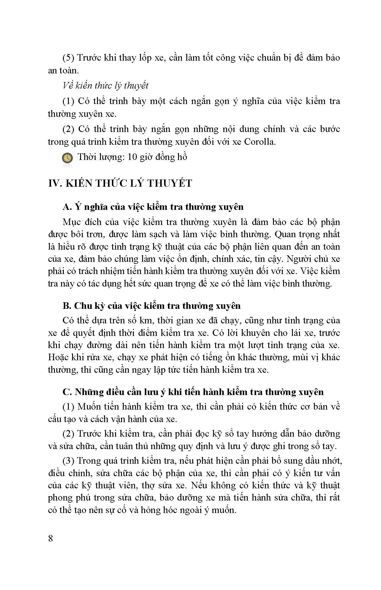Kỹ Thuật Bảo Dưỡng Và Sửa Chữa Ô Tô Hiện Đại - Bảo Dưỡng Ô Tô