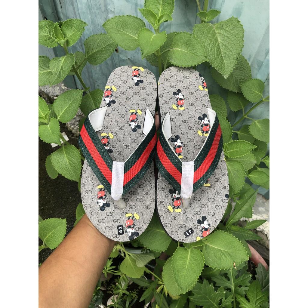 dép kẹp nam nữ sandal đồng nai ( đế màu micky xám quai kẹp dù ) size từ 35 nữ đến 43 nam size khác ib chọn thêm