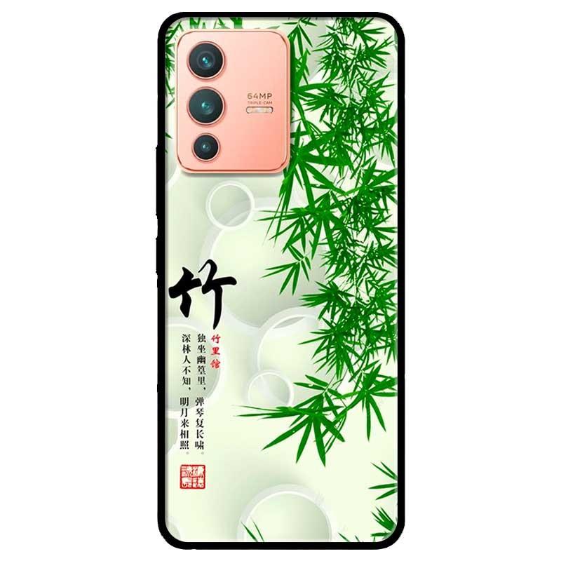 Ốp lưng dành cho Vivo V23 5G / S12 - Vivo Y15s / Y15A mẫu Tranh Nền Tre
