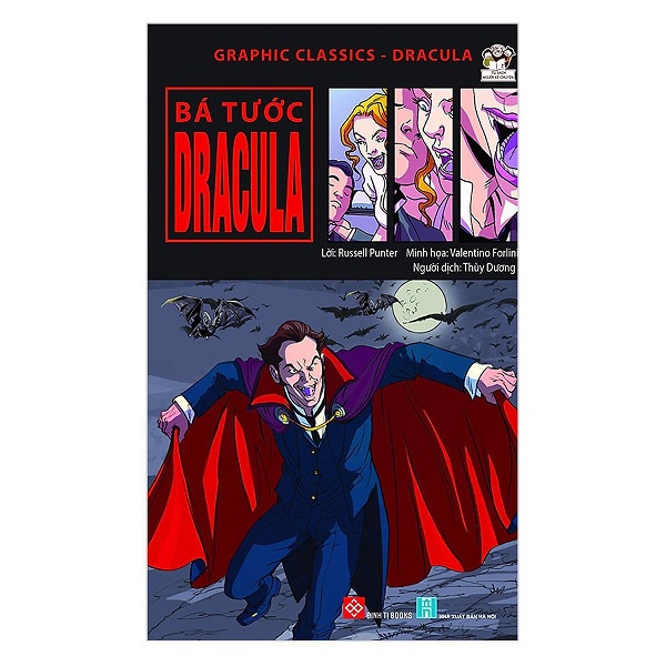 Cuốn sách cuốn hút với những hình ảnh đồ họa đặc sắc: Graphic Classics - Dracula - Bá Tước Dracula