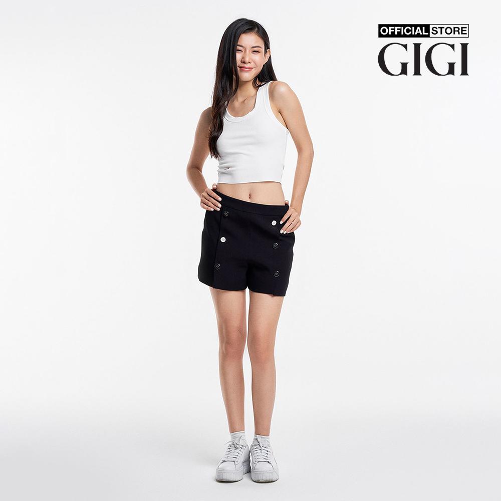 GIGI - Quần shorts ngắn nữ lưng cao thanh lịch G3402S231415