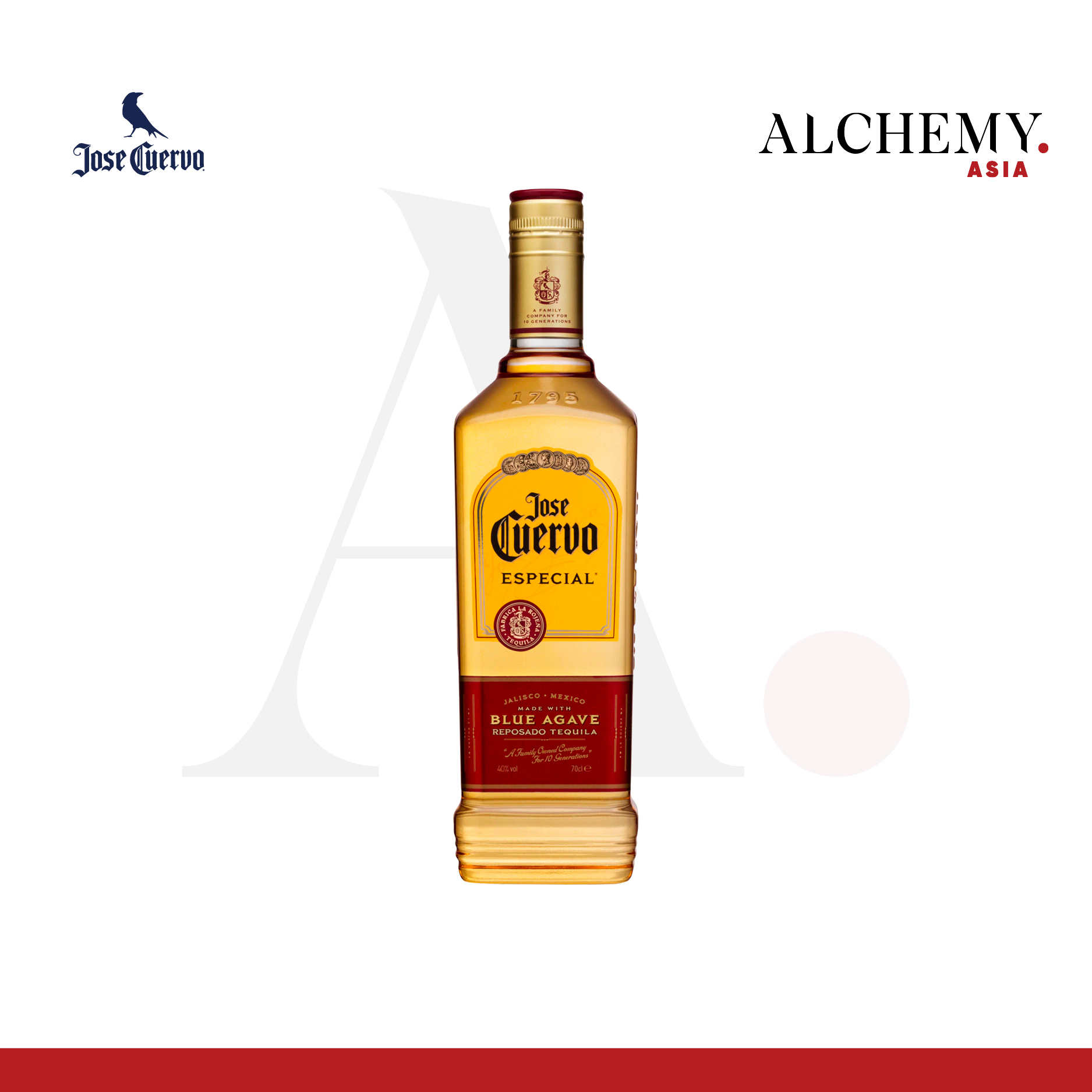 Rượu Tequila Jose Cuervo Especial Reposado 40% 1x750ml