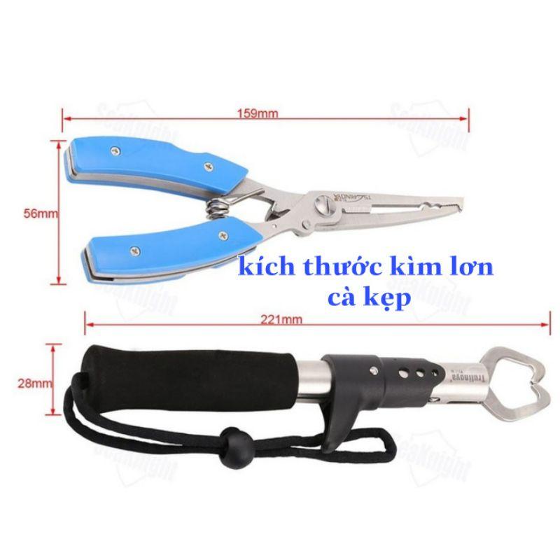 Bộ Kìm Kẹp Cá và Kéo gỡ Mồi Đa Năng Có Dây Bảo Vệ THẾ GIỚI ĐỒ CÂU LURE 68