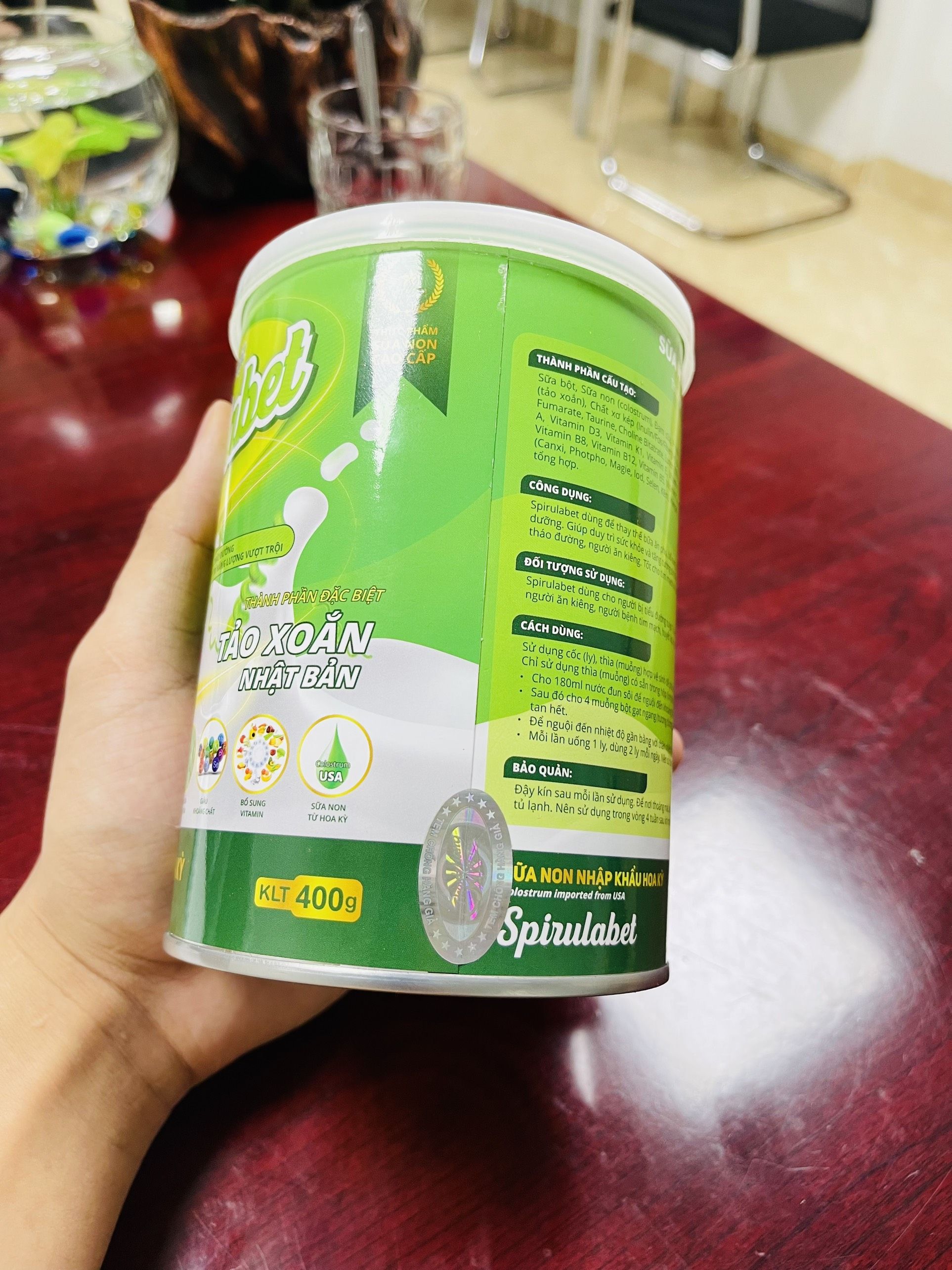 SỮA NON TẢO NHẬT SPIRULABET SỮA NON DINH DƯỠNG CHO NGƯỜI TIỂU ĐƯỜNG