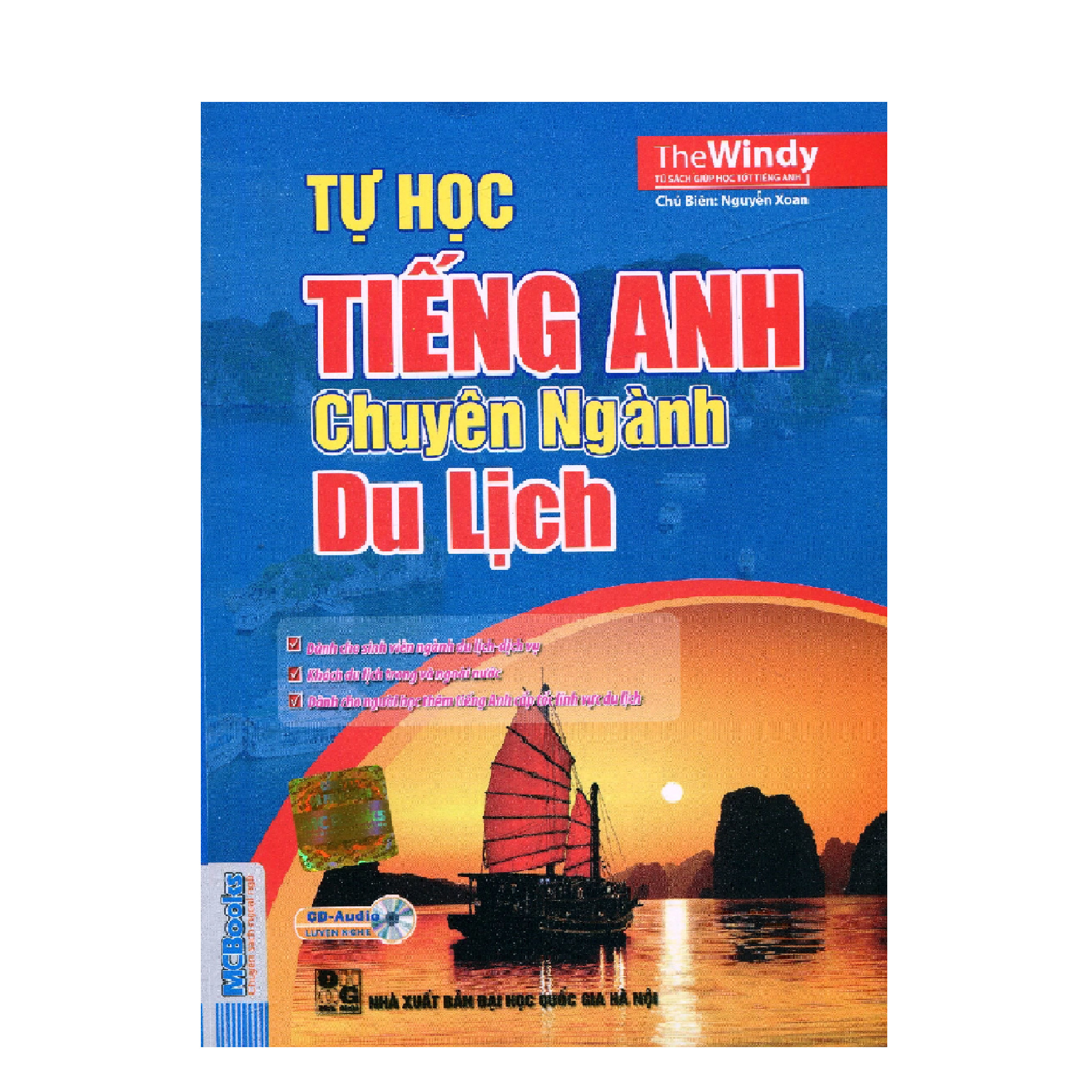 Sách- tự Học Tiếng Anh Chuyên Ngành Du Lịch (Tặng Đệm Tay Cầm Bút) PB