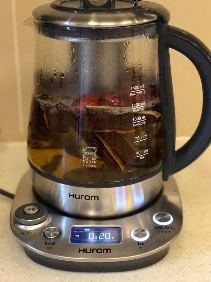 Máy chưng yến, pha trà Hurom Tea Master TM-P02FSS Hàng chính hãng