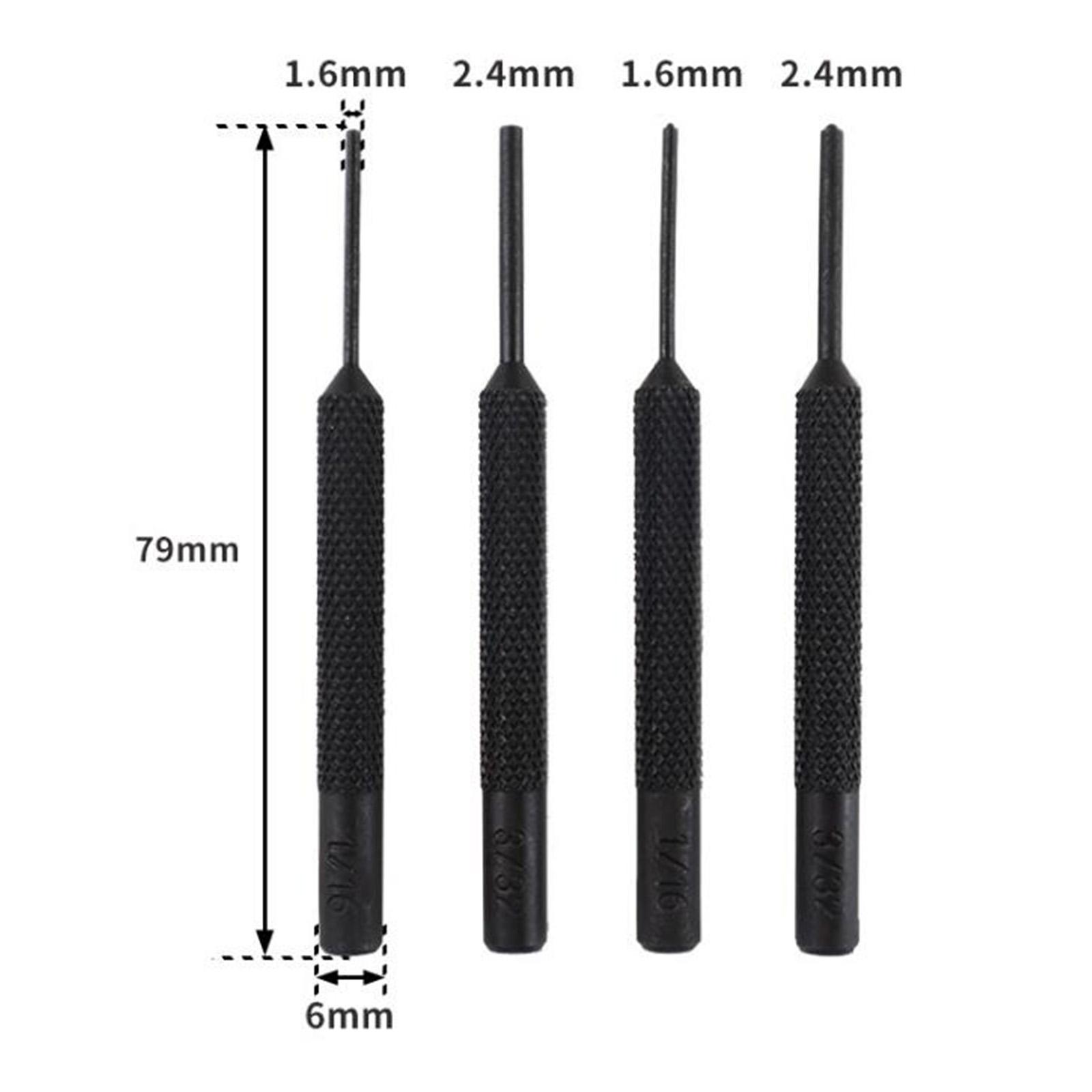19Pieces Pin Punch Set Durable Easy and Safe to Use for Gunsmith/Repairs