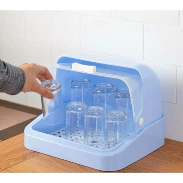 Rổ úp cốc chén,bình xữa có nắp đậy chống kiến dán duồi muỗi 2 cỡ