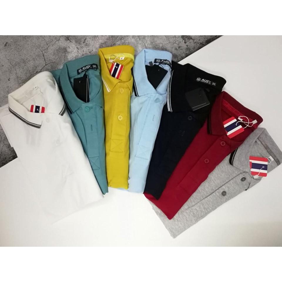 Áo thun polo nam big size tay ngắn có cổ bigsize < 130kg - thái đủ màu