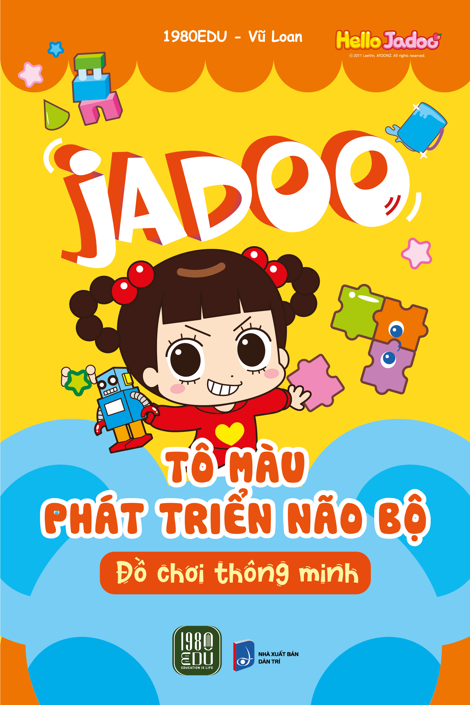 Sách JADOO Tô Màu Và Phát Triển Não Bộ