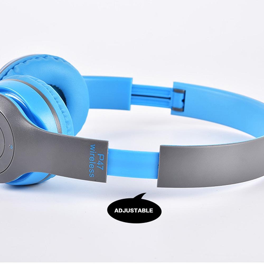 Tai nghe chụp tai bluetooth Pulierde P47 giảm tiếng ồn có micro tiện dụng