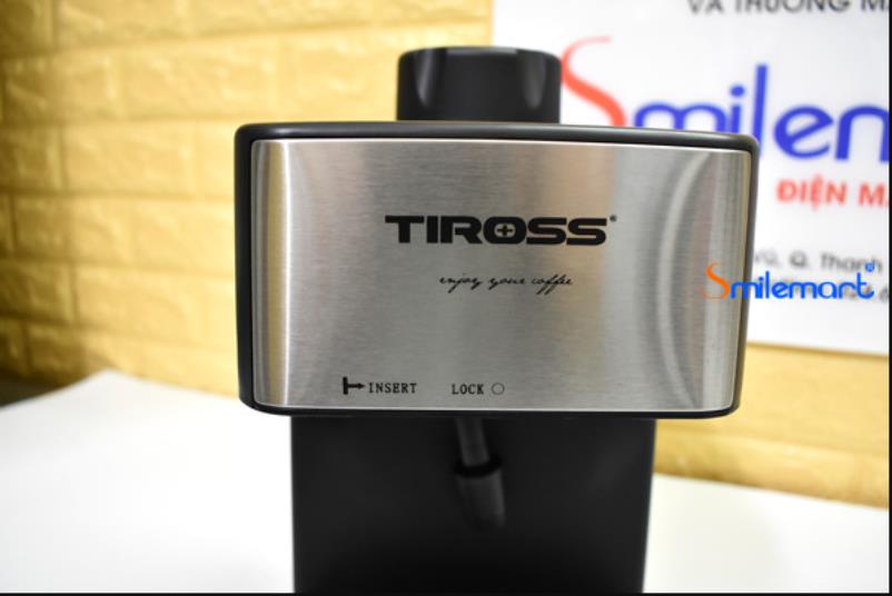 Máy Pha Cà Phê Espresso Tiross TS-621 (4 bar) - Hàng Chính Hãng