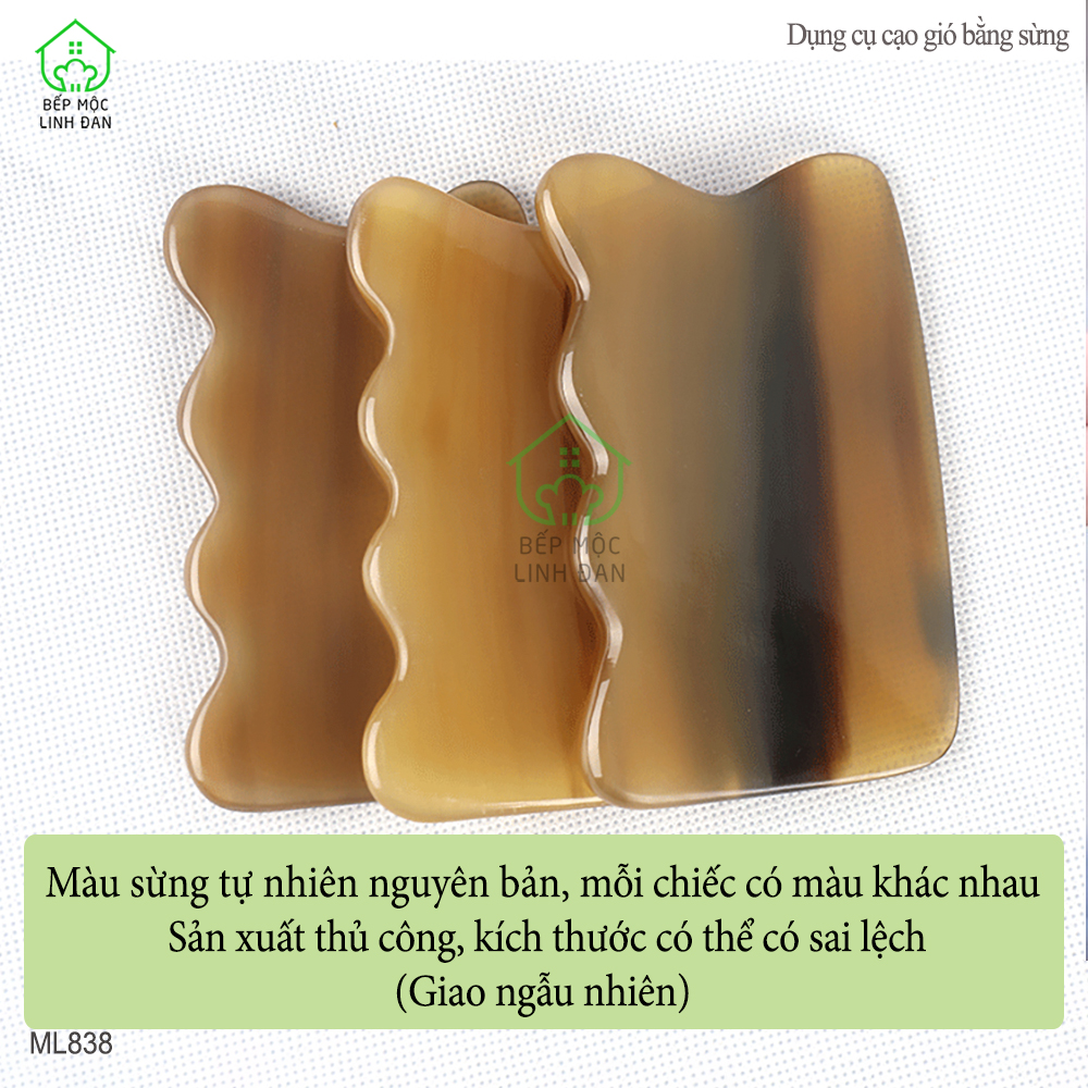 Dụng cụ cạo gió bằng sừng - Massage làm đẹp da [Ml838]