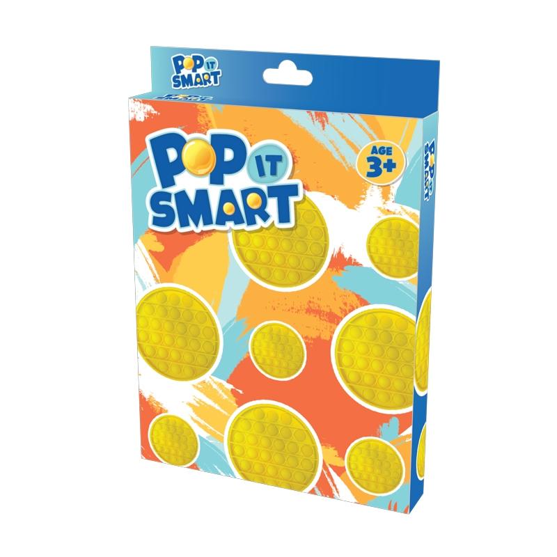 Đồ Chơi Pop It Smart Hình Tròn RND/POP01/YEL - Màu Vàng