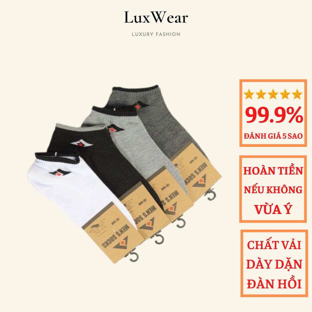 Combo 5 Đôi Tất Vớ Cổ Ngắn Nam Cao Cấp , Chất Liệu Cotton, Khử Mùi, Bền Đẹp