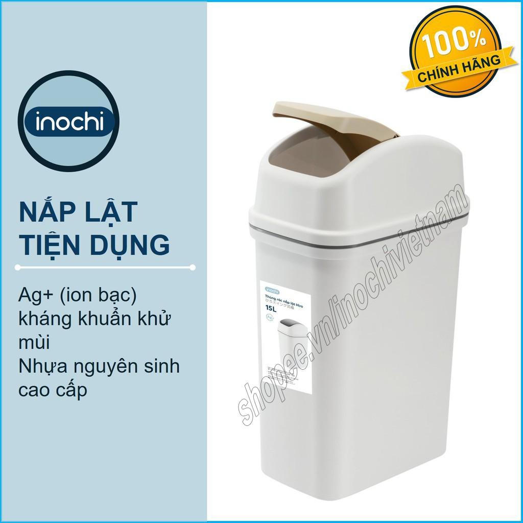 Thùng Rác Thông Minh -Nhựa Nắp Lật 15 Lít Rất Đẹp Làm Sọt Rác Văn Phòng, Khách Sạn Đựng Rác Gia Đình