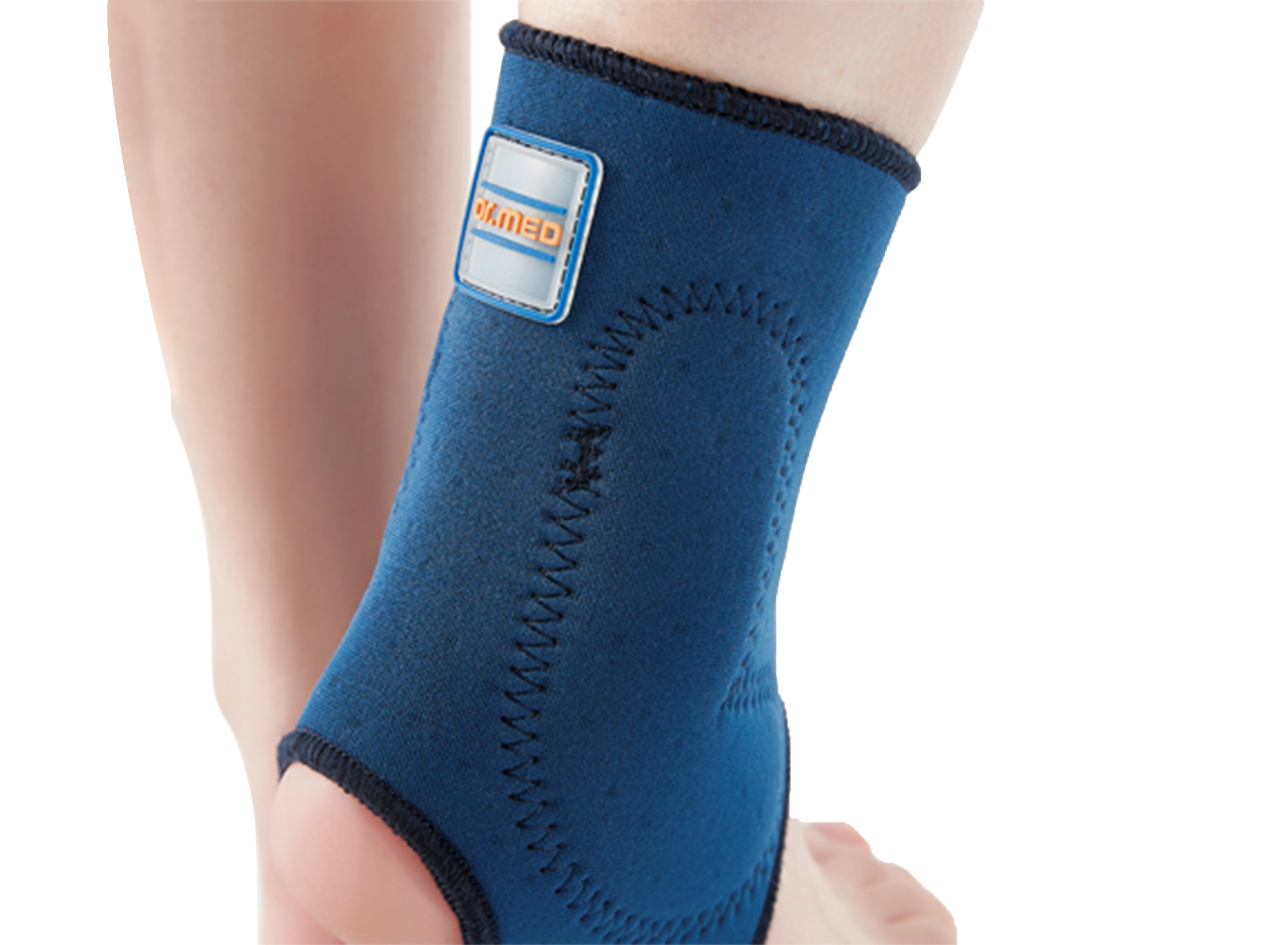 Băng cổ chân mắt cá có đệm Dr.Med DR-A003 nhập khẩu Hàn Quốc bảo vệ chấn thương,viêm gân, xương khớp