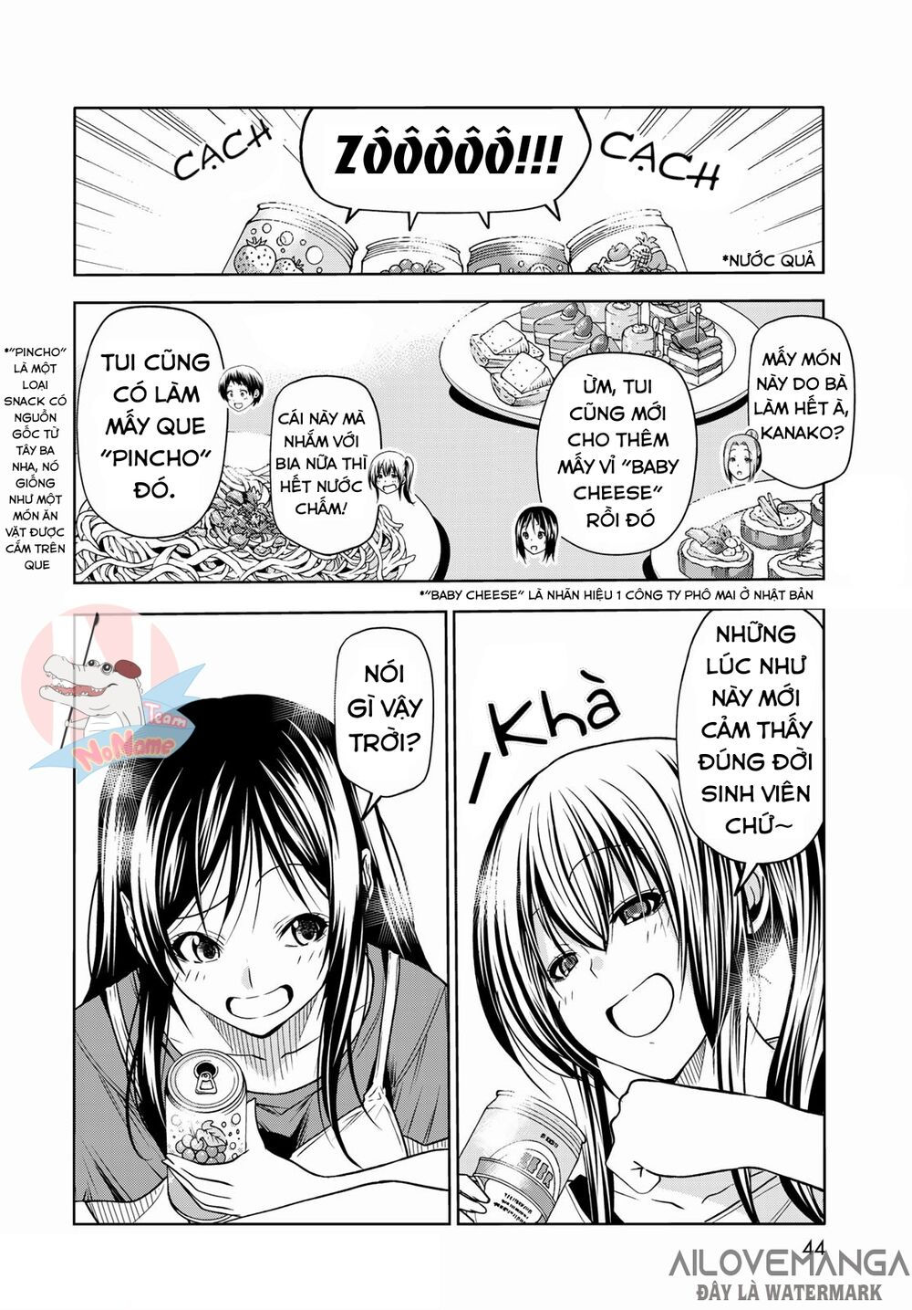 cô gái thích lặn - grand blue chapter 72.2 8