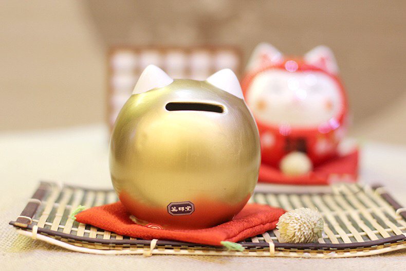 Mèo Thần tài Daruma Yakushigama cỡ nhỏ 9cm (giá 1 Mèo)