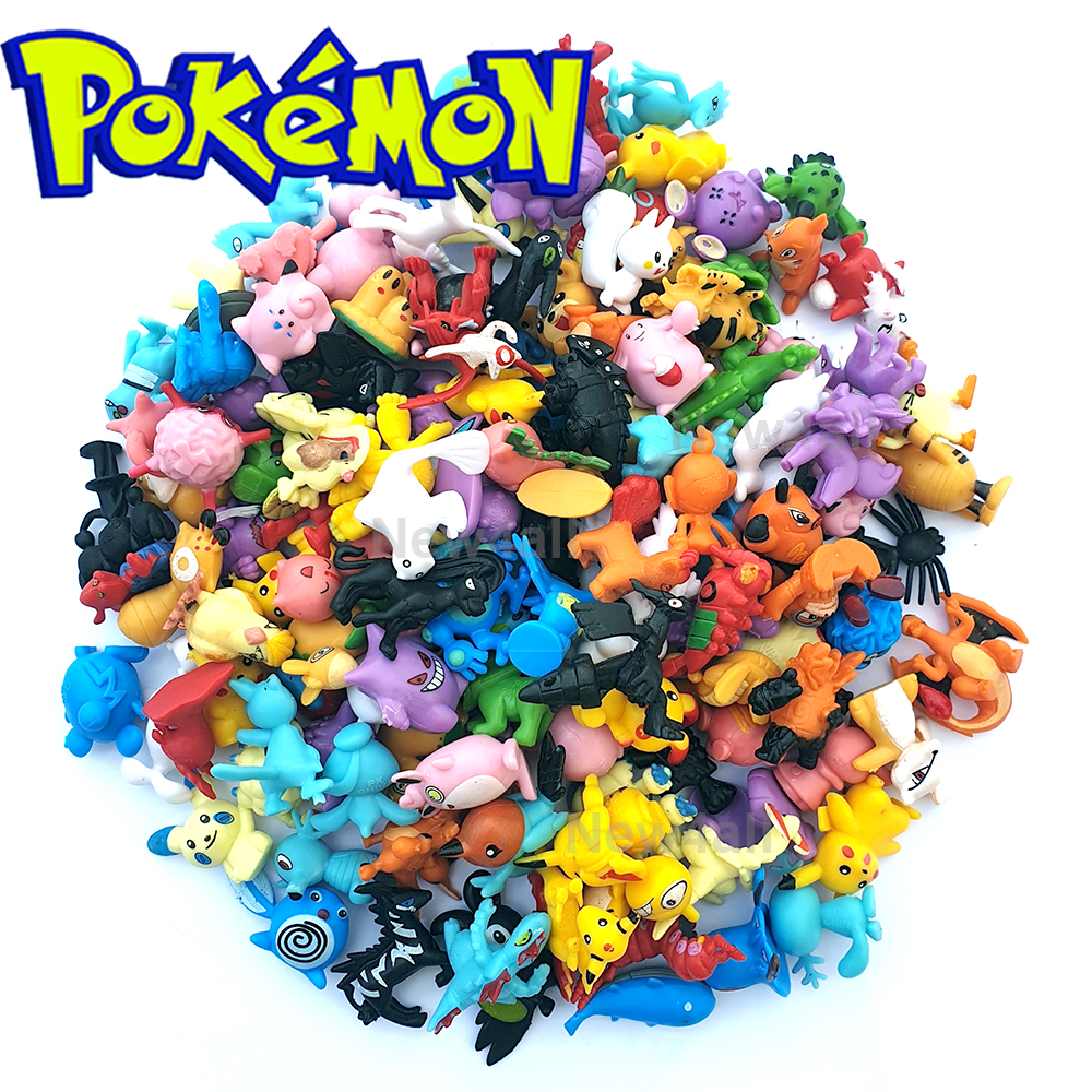 Bộ sưu tập mô hình đồ chơi Pokemon 144 chi tiết tặng kèm vòng tay Twisty Petz dễ thương