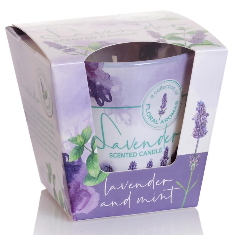 Ly nến thơm tinh dầu Bartek Lavender 115g QT5351 - oải hương, bạc hà, nến trang trí, thơm phòng, thư giãn, hỗ trợ khử mùi (giao mẫu ngẫu nhiên)