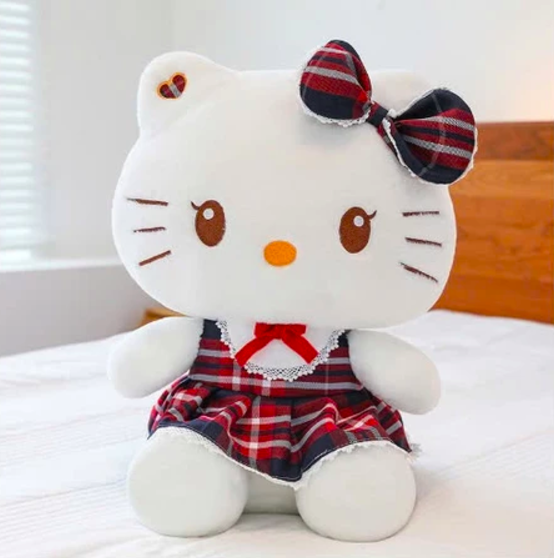 Thú nhồi bông Kuromi, Melody, Kitty đáng yêu - Size từ 22cm đến 45cm - Quà tặng gấu bông nhiều mẫu êm mịn cho bé