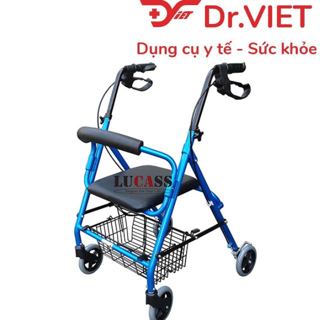 Khung tập đi Lucass W-14 [Hàng chính hãng] Dành cho người già, đối tượng đang phục hồi di chuyển, nhỏ gọn